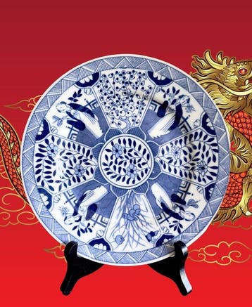 Mosa Factory • Beautiful Antique - Bord - Long Lisa Pattern