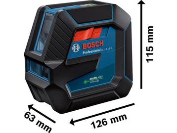 Bosch Professional GLL 2-15 G - Groene Kruislijnlaser -, Verzenden, Nieuw