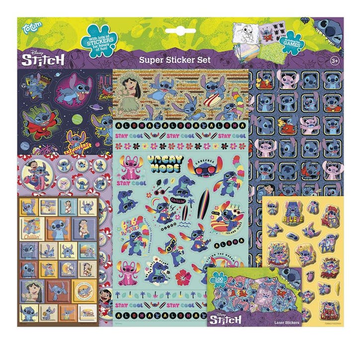 Super Stickerset Stitch 500-delig, Kleding | Dames, Carnavalskleding en Feestkleding, Nieuw, Ophalen of Verzenden