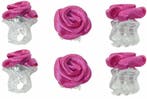 Haarspeld Haarklemmen 1cm – Roosjes – Fuchsia Roze – Set van, Nieuw
