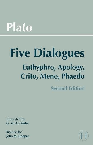 Plato: Five Dialogues | Plato & G. M. A. Grube, Ophalen of Verzenden, Zo goed als nieuw, Plato & G. M. A. Grube