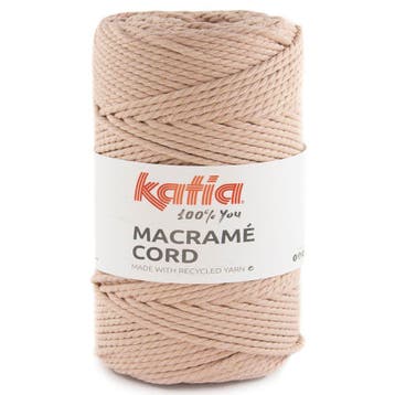 Katia Macramé Cord - 116 poederroze - Katoen Garen, Ophalen of Verzenden, Nieuw