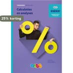 Calculaties en Analyses Theorieboek Niveau 3&4 9789006372298, Verzenden, Zo goed als nieuw, Henk Tijssen