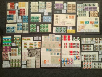 Nederland - 1941/1980 Collectie plaatfouten op heel veel, Gestempeld
