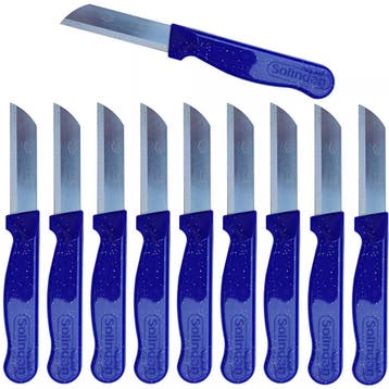 Solingen Schilmesje Robuust Handvat – RVS Glad – 16 cm m, Ophalen of Verzenden, Nieuw, Rvs of Chroom