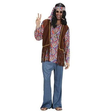 Hippie Man Psychedelisch Kostuum, Ophalen of Verzenden, Nieuw