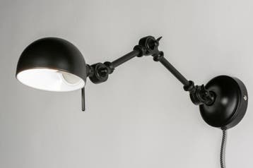 Rietveld Wandlampen - Zwart - Metaal, Verzenden, Nieuw