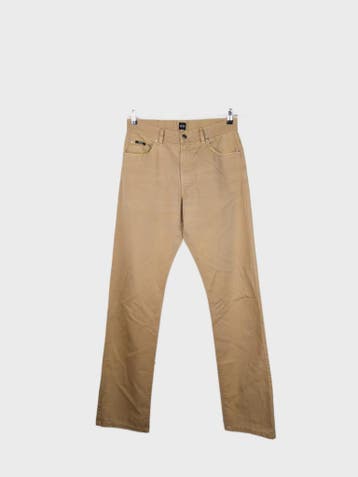 Hugo Boss Chinos Heren maat WW33 / L36 Beige Vintage, Ophalen of Verzenden, Nieuw