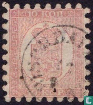 Finland - Wapen - 1860, Postzegels en Munten, Postzegels | Europa | Scandinavië, Verzenden, Gestempeld