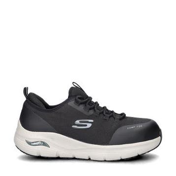 Skechers Work Arch Fit SR Ebinal dames lage sneakers, Kleding | Dames, Schoenen, Skechers, Verzenden, Zwart, Nieuw