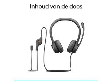 Logitech -  H390 Pc On-ear Bedrade Headset  - Zwart, Verzenden, Nieuw, Op oor (supra aural), Overige merken