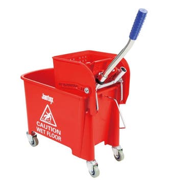 Jantex Kentucky dweilkar met wringer rood 20L, Huis en Inrichting, Verzenden, Nieuw