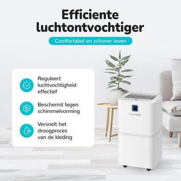 2dekans | Bloomfold Luchtontvochtiger - 12L per Dag - Incl., Ophalen of Verzenden, Zo goed als nieuw