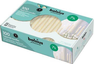Bolsius gotische kaars 100 stuks, Verzenden, Nieuw
