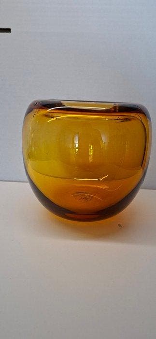 eigen atelier - Mieke Groot - Vaas - Unica vaas - Glas -, Antiek en Kunst, Antiek | Glas en Kristal
