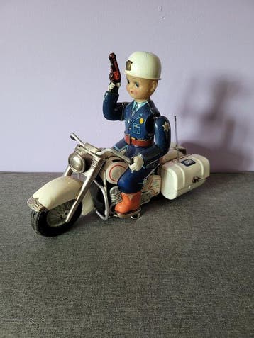Daiya - Blikken speelgoed - Police Motor - 1950-1960 - Japan
