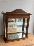 Vitrinekast - Eik - Vitrine kastje met licht
