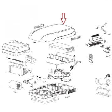 Dometic B2200 Afdekkap Wit, Nieuw