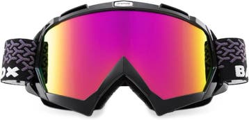 MTB bril KINGBIKE Zwart/Paars - Return deal - 42% korting, Ophalen of Verzenden, Zo goed als nieuw