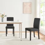 Eetkamerstoel set van 2 Hamburg eetkamerstoelen zwart [en.ca, Verzenden, Nieuw