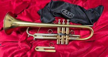 Adams - A4 LT Gold Brass Satin 0,45 Canneggio ML - - Trompet, Nieuw