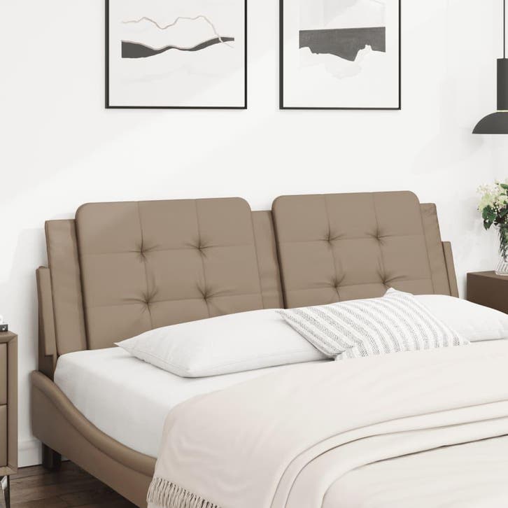 vidaXL Hoofdbordkussen Zadar 160 cm kunstleer, Huis en Inrichting, Slaapkamer | Bedden, Bruin, Nieuw, Overige materialen, Verzenden