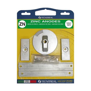 Tecnoseal Zink Anode Kit voor Mercury Buitenboordmotor Verad, Watersport en Boten, Ophalen of Verzenden, Nieuw