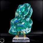 Natuurlijke ruwe azuriet, malachiet en chrysocolla Vrije