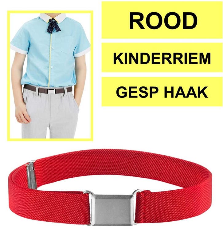 Fako Fashion - Kinderriem Elastisch Gesp - Elastische Riem, Kleding | Dames, Riemen en Ceinturen, Verzenden