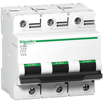 Schneider Acti9 installatieautomaat C-kar 3P 125A 10kA –, Doe-het-zelf en Verbouw, Elektra en Kabels, Ophalen of Verzenden, Nieuw