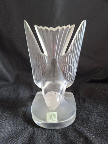 Lalique - René Lalique - Beeldje, Hirondelle - 16 cm -