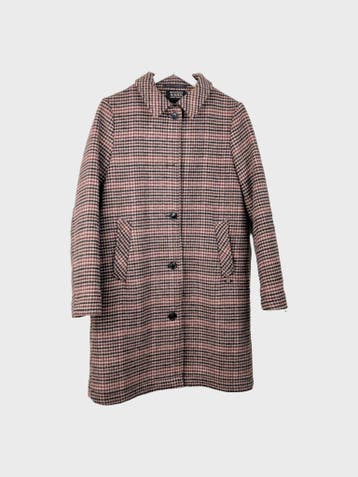Scotch & Soda Lange jas Dames maat S Roze Vintage, Scotch & Soda, Ophalen of Verzenden, Zo goed als nieuw, Roze
