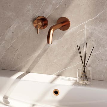 Brauer Copper Edition Inbouw Wastafelmengkraan met Gebogen, Ophalen of Verzenden, Nieuw