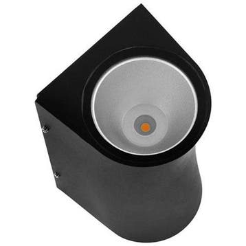 Tuinlamp/Wandlamp Vierkant/Ovaal Mat Zwart 12W 4200K, Minder dan 50 watt, Nieuw, Ophalen of Verzenden, Hanglamp