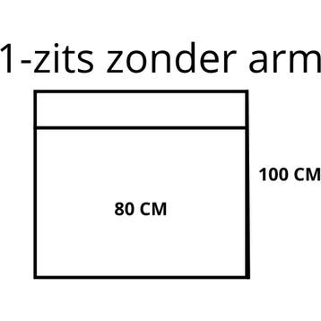 Leren elementenbank Flow - element 1 zits (80) zonder arm, Industrieel, Modern, Scandinavisch, Nieuw, Ophalen of Verzenden, Rechte bank