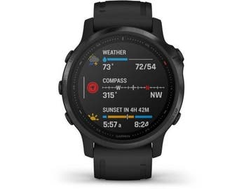 Garmin fnix 6S Pro - Smartwatch - GPS outdoor met TOPO, Verzenden, Zo goed als nieuw, Garmin