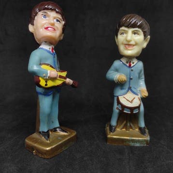 Beatles - 2 figuren bobblehead - gemaakt van kunststofhars, Nieuw in verpakking