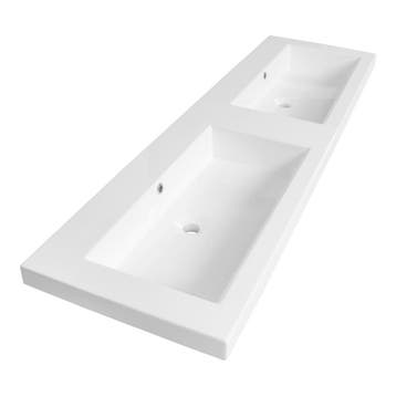 Brauer Solar Medium Wastafel - 160 cm - met 2 Spoelbakken en, Ophalen of Verzenden, Nieuw