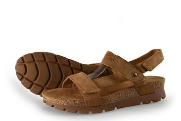 Panama Jack Sandalen in maat 40 Cognac, Kleding | Dames, Overige kleuren, Verzenden, Sandalen of Muiltjes, Zo goed als nieuw