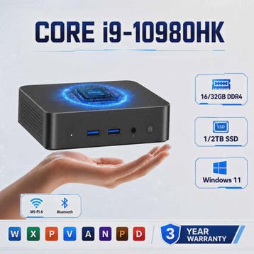 Krachtige Mini PC met Intel Core i9, 16GB RAM, 1TB SSD & Win, Verzenden, Nieuw