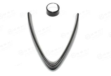 Alfa Romeo Stelvio Carbon Fiber Voor V grill, Verzenden