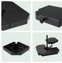 2dekans | Lifegoods Parasoltegels Set van 4 - 50x50x11 cm -, Ophalen of Verzenden, Zo goed als nieuw