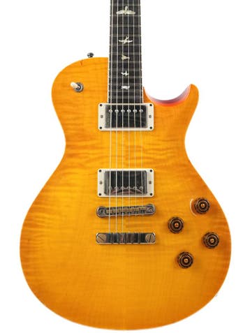 PRS McCarty 594 Trans Amber 2017 (Instrument,Single Cut), Ophalen of Verzenden, Gebruikt, Solid body