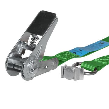 Spanband 25 mm 0,8 ton 4M Groen met Spanoog Fitting, Verzenden, Nieuw