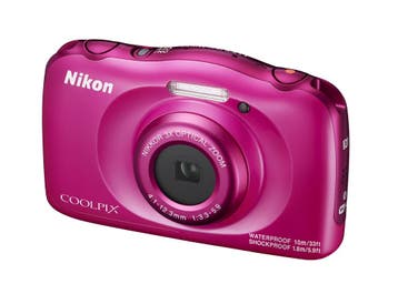 Nikon Coolpix W100 Waterdichte Digitale Compact Camera - Roz, Verzenden, Zo goed als nieuw