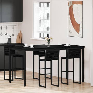 vidaXL Staande Bartafel Bewerkt hout Rechthoekig, Huis en Inrichting, Verzenden, Nieuw