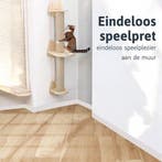 2dekans | Katten klimmuur - Krabpaal - 2 Plateaus - Katten, Dieren en Toebehoren, Ophalen of Verzenden, Zo goed als nieuw
