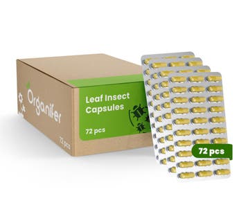 Leaf Insects Bladinsecten Capsules - 72 stuks, Tuin en Terras, Aarde en Mest, Verzenden, Mest