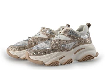 Steve Madden Sneakers in maat 38 Zilver, Overige kleuren, Verzenden, Steve Madden, Sneakers of Gympen