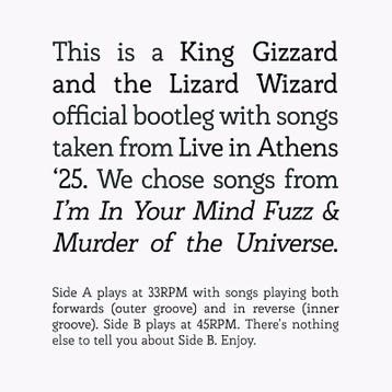 lp nieuw - King Gizzard &amp; The Lizard Wizard - Songs f..., Verzenden, Zo goed als nieuw, Overige formaten